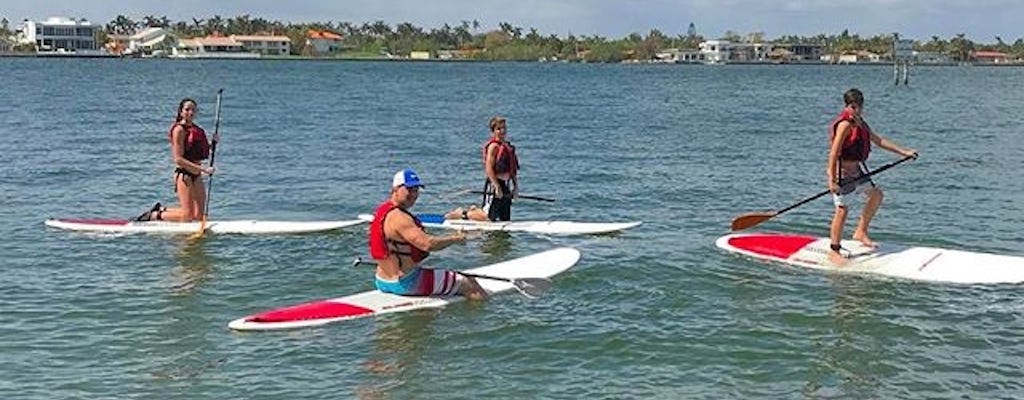 Private Miami stand-up paddleboarding lesson and rental