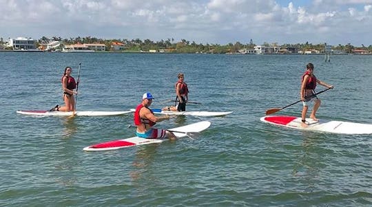 Private Miami stand-up paddleboarding lesson and rental