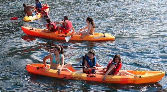 Full-day Pacific Beach triple kayak rental