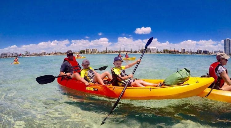 Full-day Pacific Beach triple kayak rental