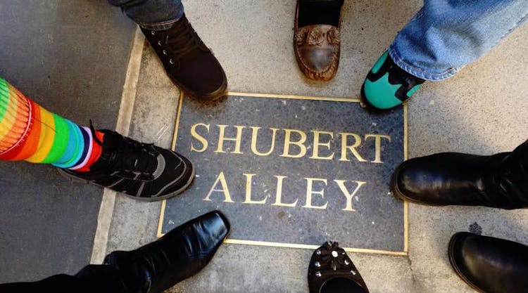 Broadway musical theatre history walking tour in New York