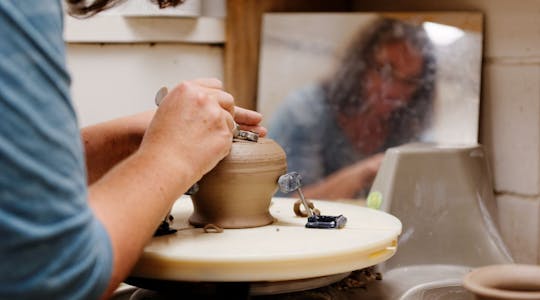 BYOB pottery class in Ellicott City