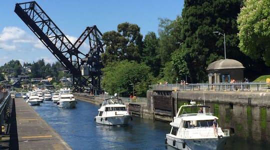 Recorrido por las esclusas Ballard de Seattle, el parque Gas Works y las casas flotantes