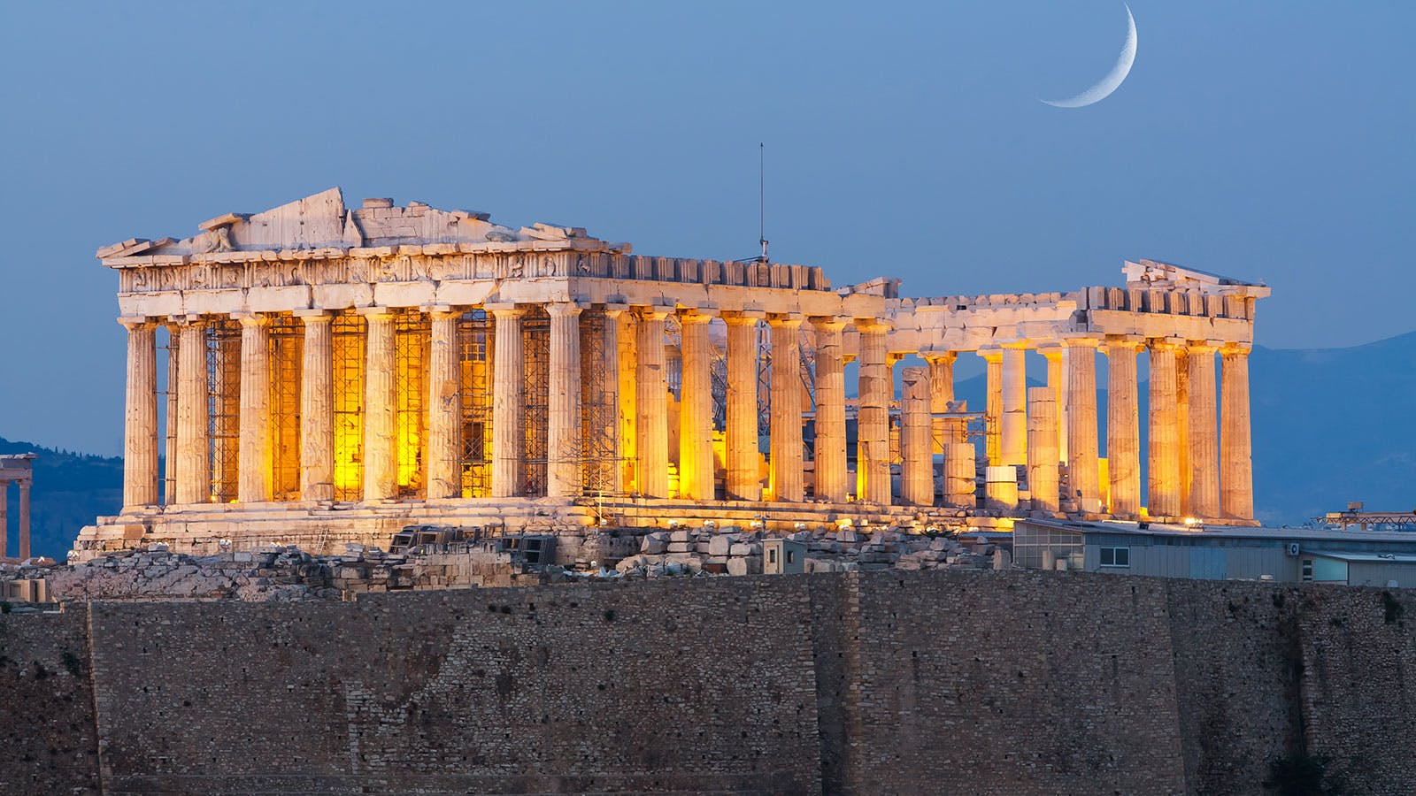 Audioguide d'Athènes avec l'application TravelMate