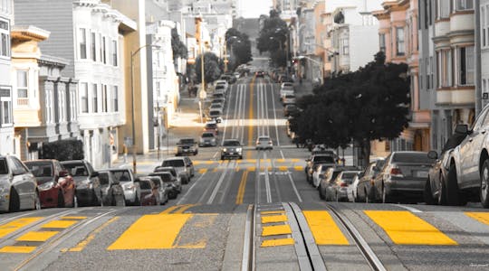 Persoonlijke hardlooptocht van vijf mijl door San Francisco