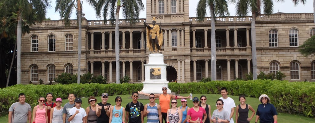 Visite du centre-ville historique d'Honolulu en course à pied