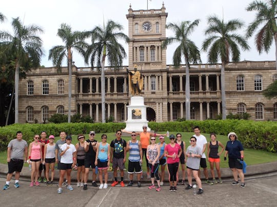 Excursão de corrida no centro histórico de Honolulu