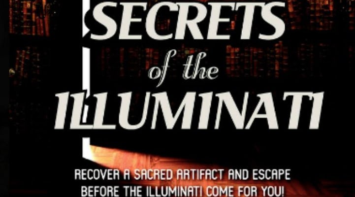 Secrets of the Illuminati escape room experience