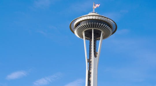 Recorrido de carrera de 10 kilómetros por Seattle desde Space Needle hasta Pike place market