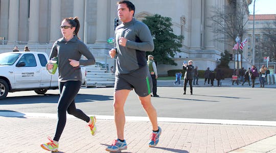 Persoonlijke hardlooptocht van zes mijl in Washington DC