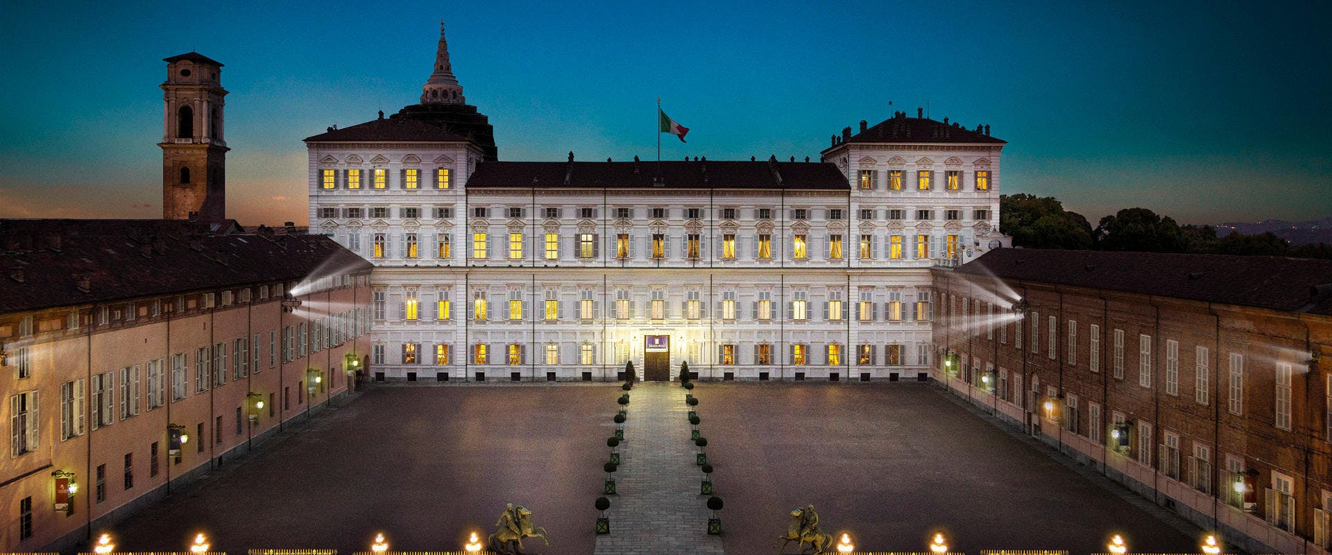 Visita guiada ao Palácio Real de Torino com entrada sem filas