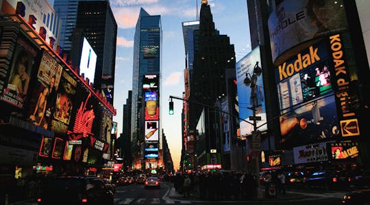 Nuovo tour di corsa della tua città a Times Square e Midtown Manhattan