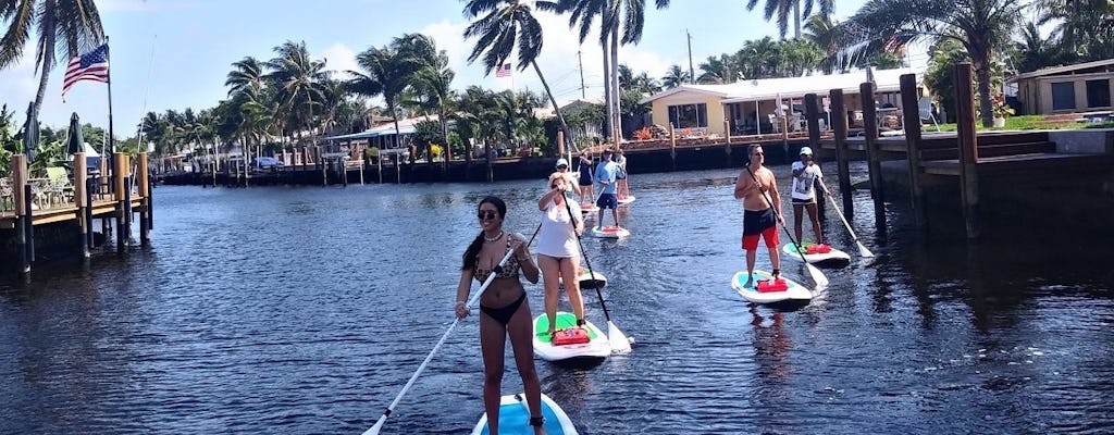 Venice of America stand-up paddle tour in Fort Lauderdale