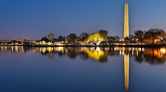 Washington DC nach Einbruch der Dunkelheit geführte Tour