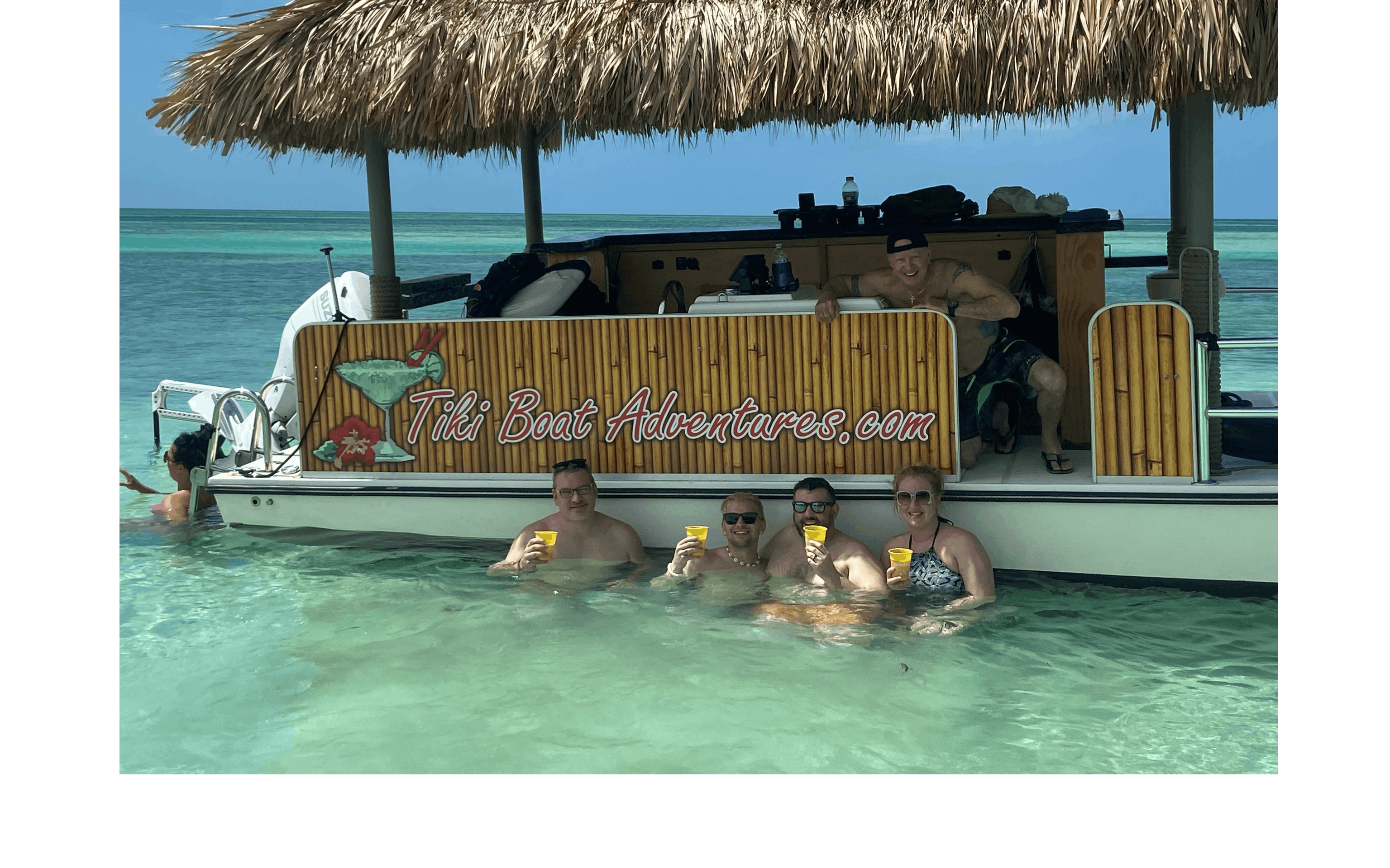 Private 2-hour Tiki Boat cruise in Key West