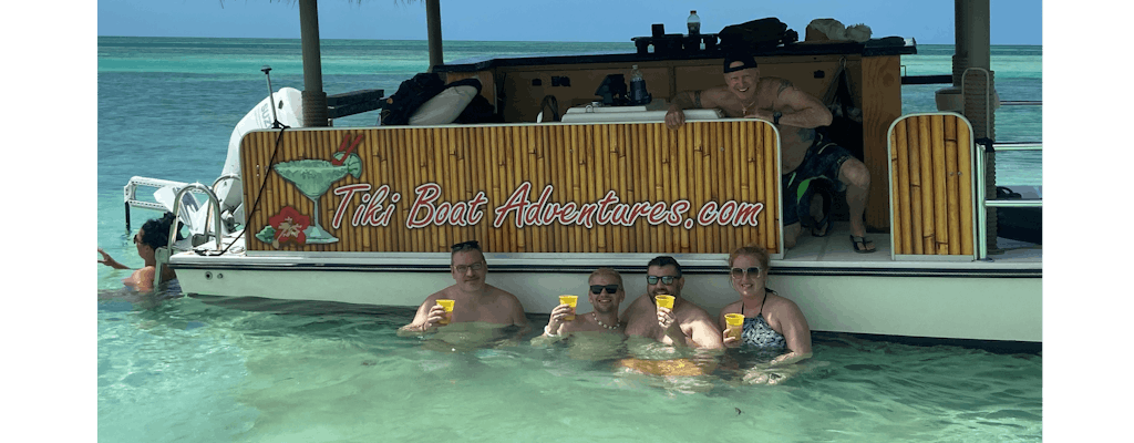 Private 2-hour Tiki Boat cruise in Key West