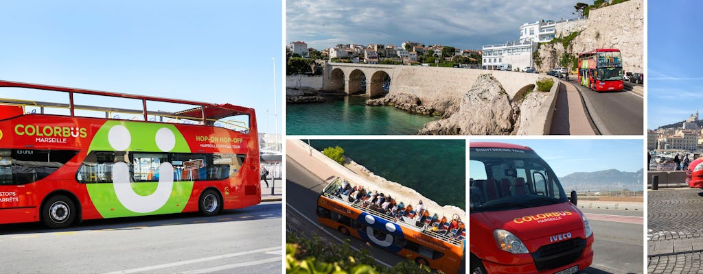 Pass per autobus turistico Colorbus Marsiglia hop-on hop-off