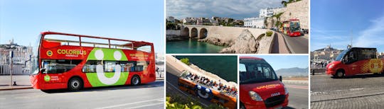 Passe de ônibus turístico para o Colorbus Marseille