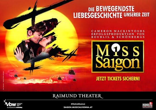 Tickets für das Musical MISS SAIGON im Raimund Theater Wien