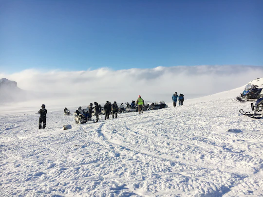 Langjökull snowmobile safari