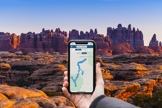 Canyonlands National Park - tour autoguiado em áudio de carro saindo de Moab