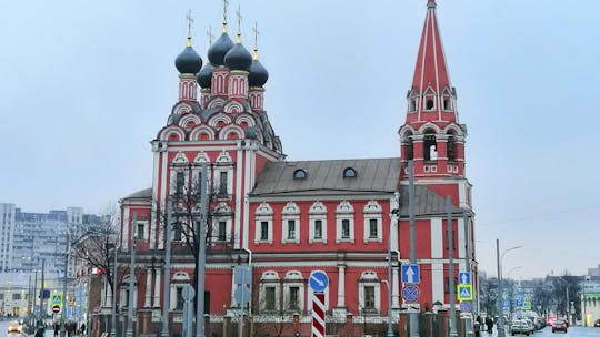 Moscow Taganka neighborhood self-guided audio tour in Russian