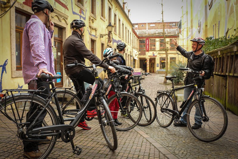 Guided bike tour of Dresden