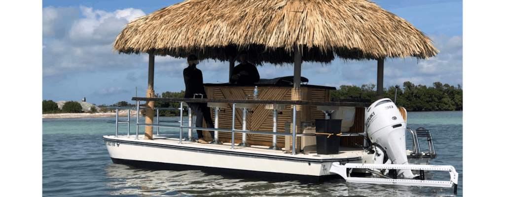 Private sandbar Tiki Bar cruise in Key West