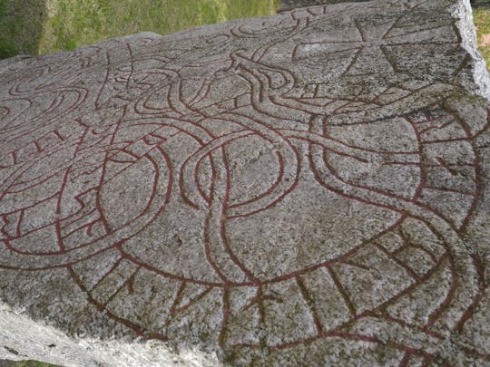 Visite à pied d'Uppsala jusqu'aux pierres runiques