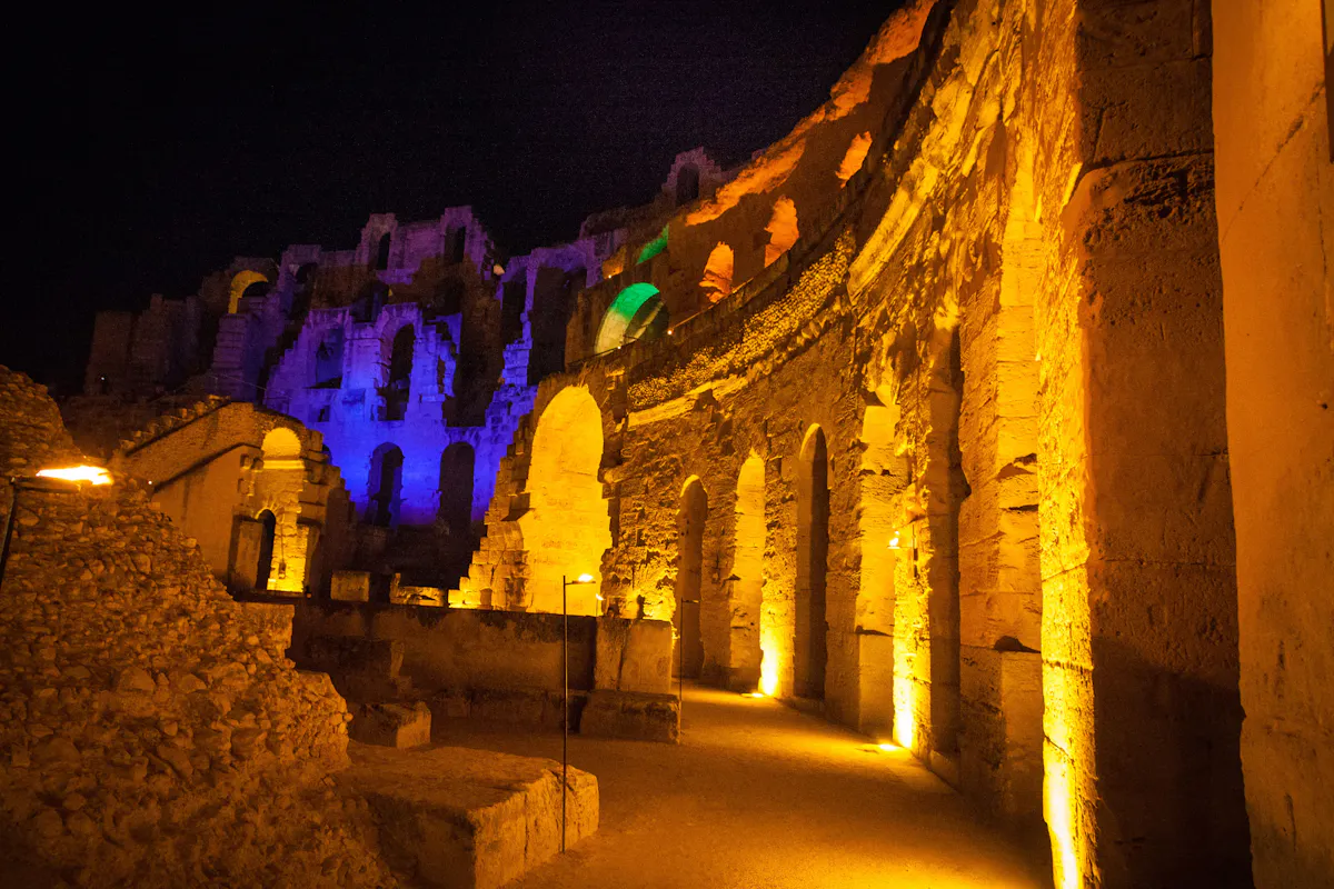 El Jem Colosseum Tour with Pirate Boat Cruise