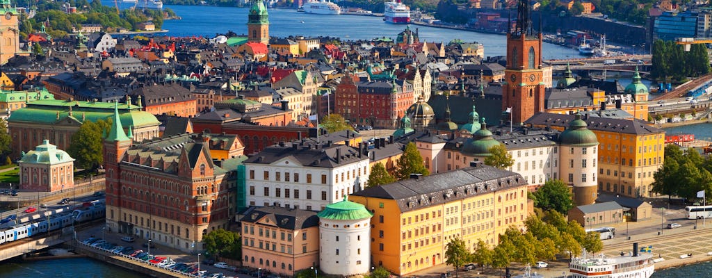 Self guided tour with interactive city game of Stockholm