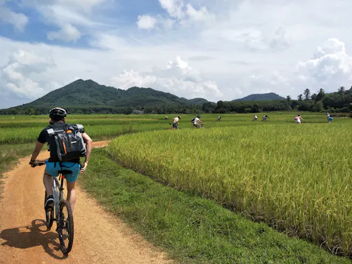 Biking Koh Yao Noi from Khao Lak