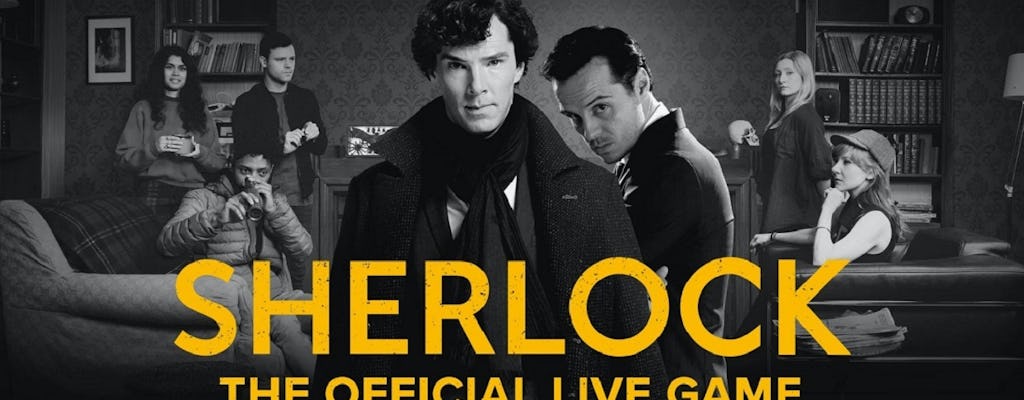 Sherlock de officiële live game escape room voor 4-6 spelers