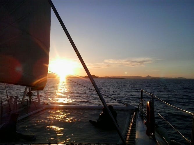 Sunset catamaran cruise in Dénia