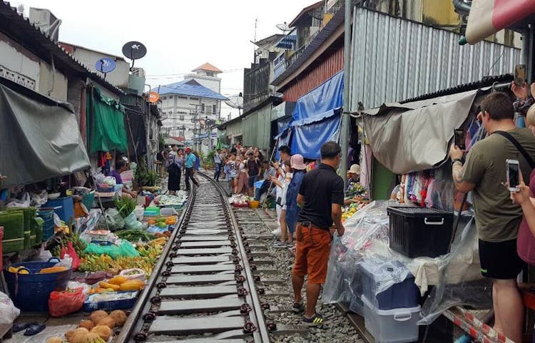 Amphawa Floating Market from Hua Hin