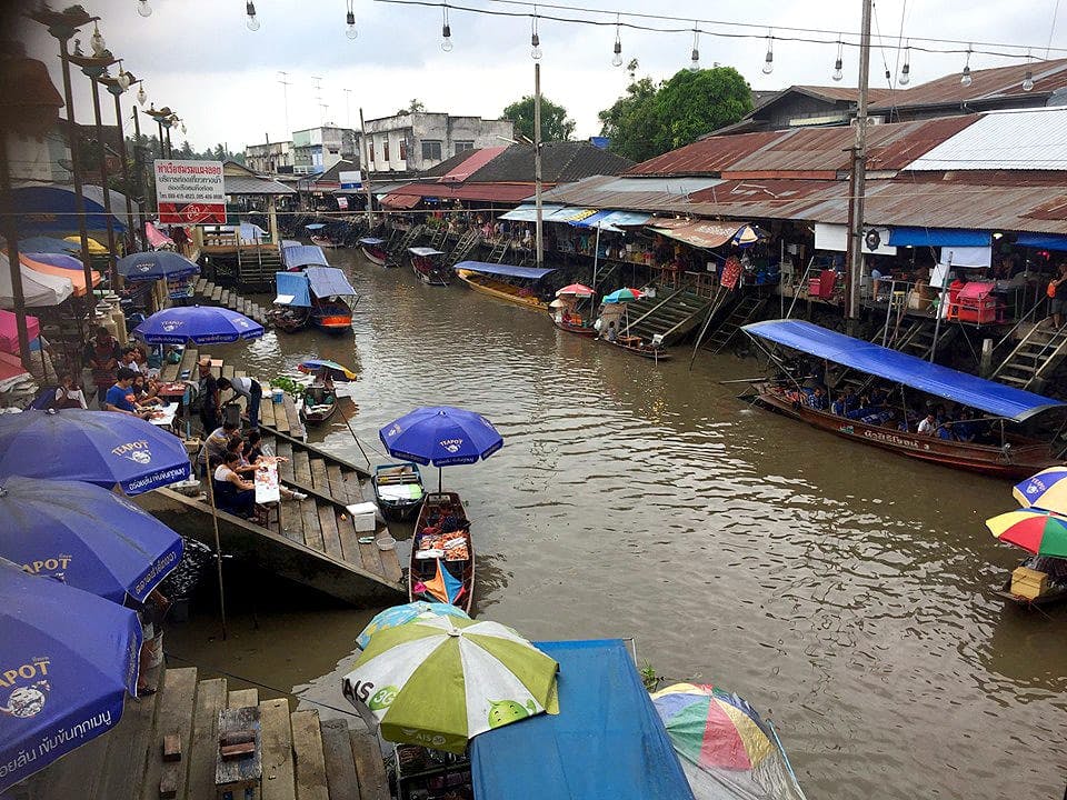 Amphawa Floating Market with Dinner