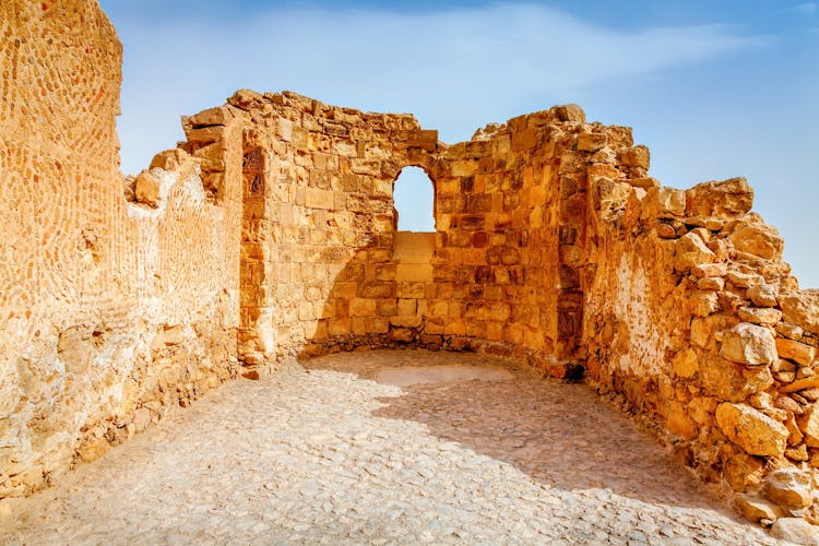 Masada fortress self-guided walking audio tour in Israel