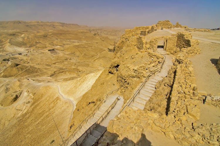 Masada fortress self-guided walking audio tour in Israel