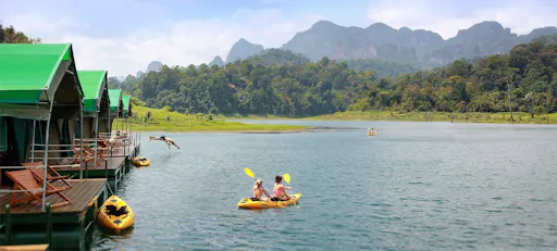 Two-day Lake Cheow Lan with Overnight at Boutique Camp – from Phuket