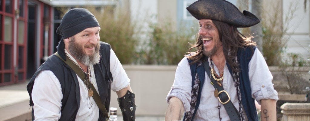 Pirate guided walking tour of New Orleans' French Quarter