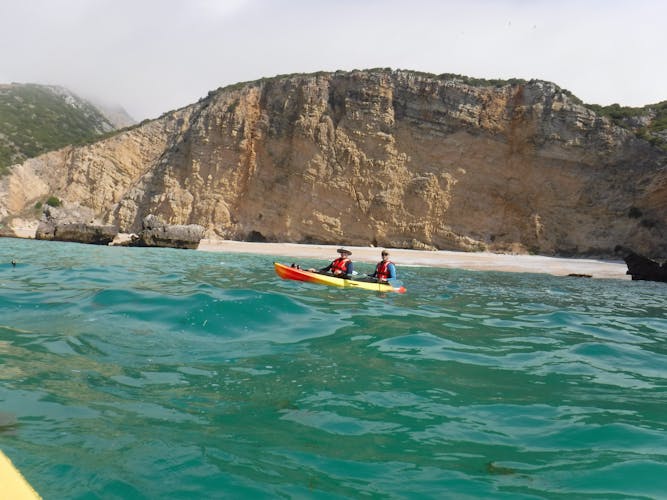 Canoeing tour along the Sesimbra coastline