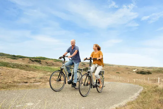 Passeio autoguiado de bicicleta com jogo interativo de Texel