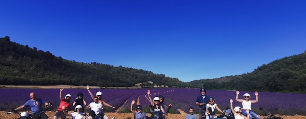 Retro side-car lavender fields & wine tour from Aix-en-Provence