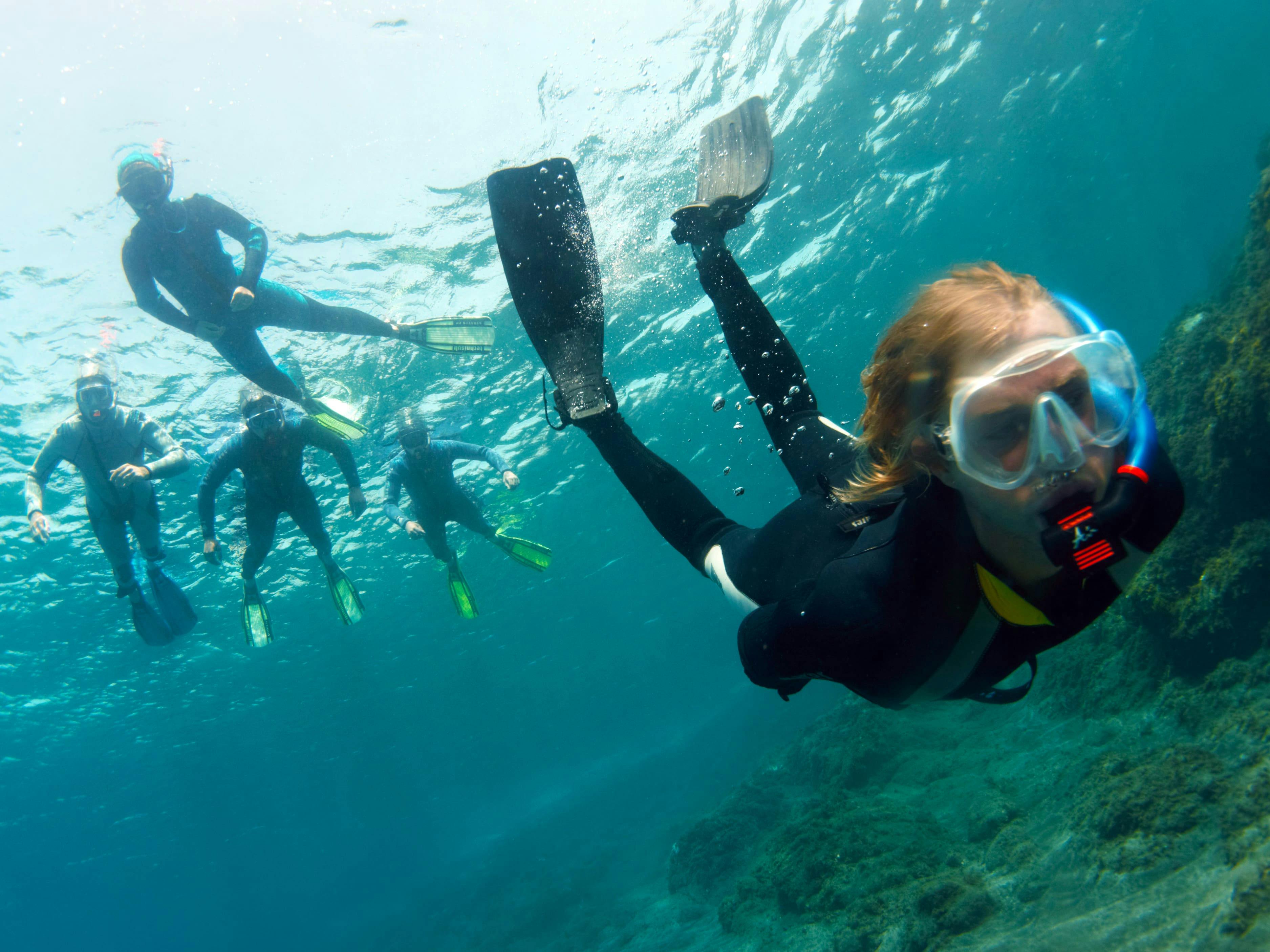 Billet til snorkling i Abades-bugten