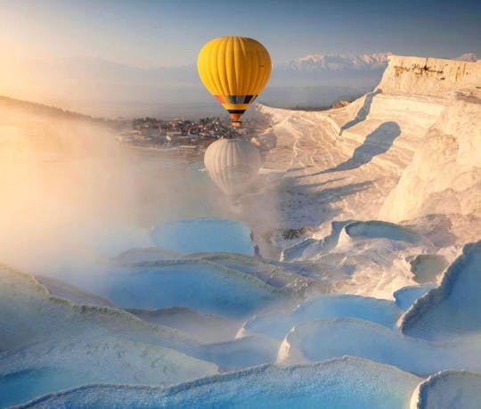 Pamukkale Sunrise Hot Air Balloon Experience & Hierapolis Visit