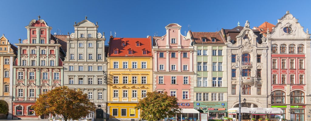 O centro histórico de Wroclaw, com duração de 4 horas, destaca caminhadas privativas