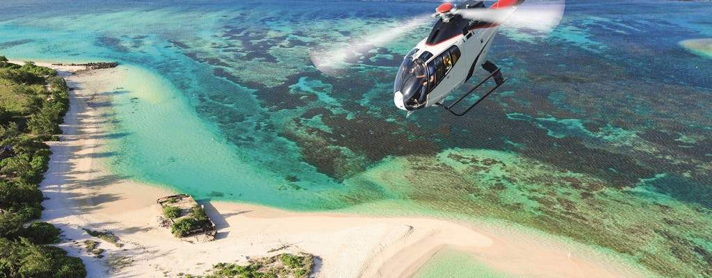 10-minute helicopter flight over the Grand Bay Area from North Helipad