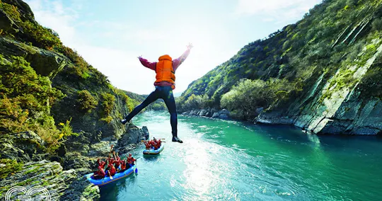 Rio Kawarau: jato para rafting