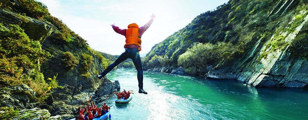 Kawarau River jet to raft