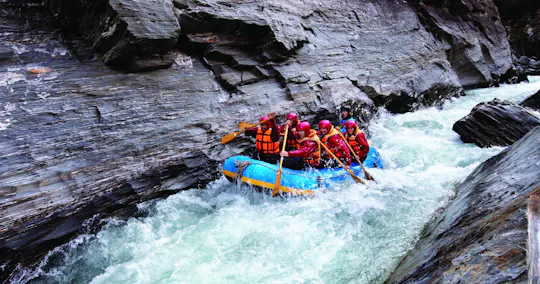 Rafting no rio Shotover